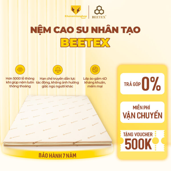 Nệm cao su nhân tạo Beetex